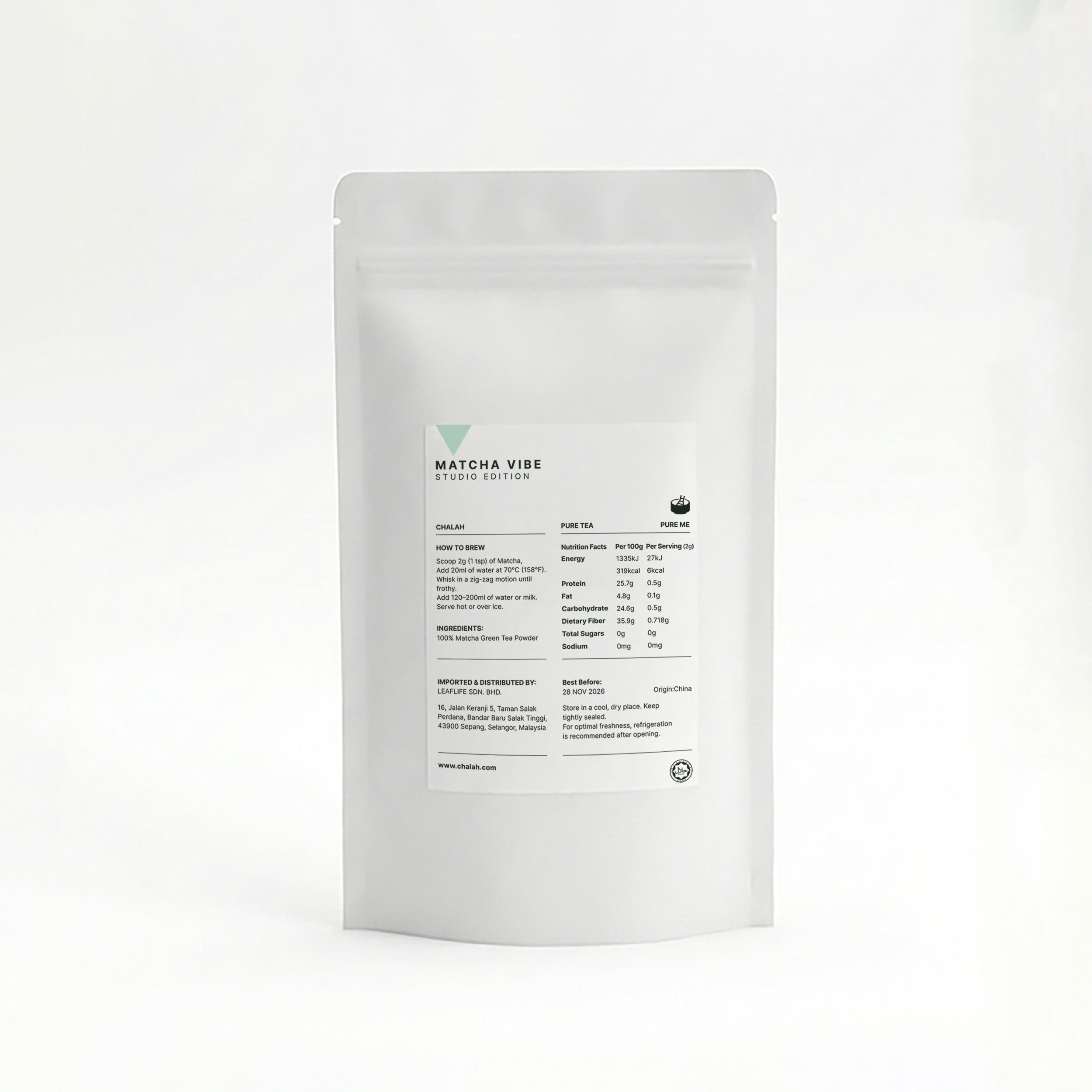 Matcha Powder VIBE -CHALAH (Studio edition.)